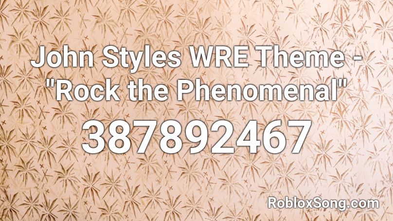 John Styles WRE Theme - 