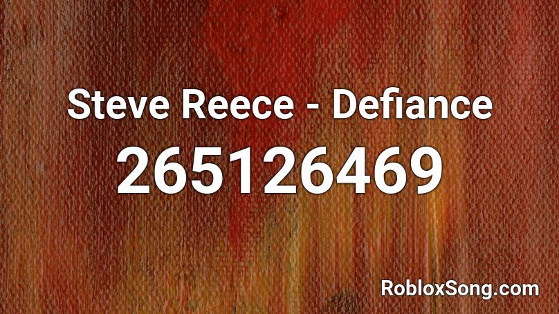 Steve Reece - Defiance Roblox ID