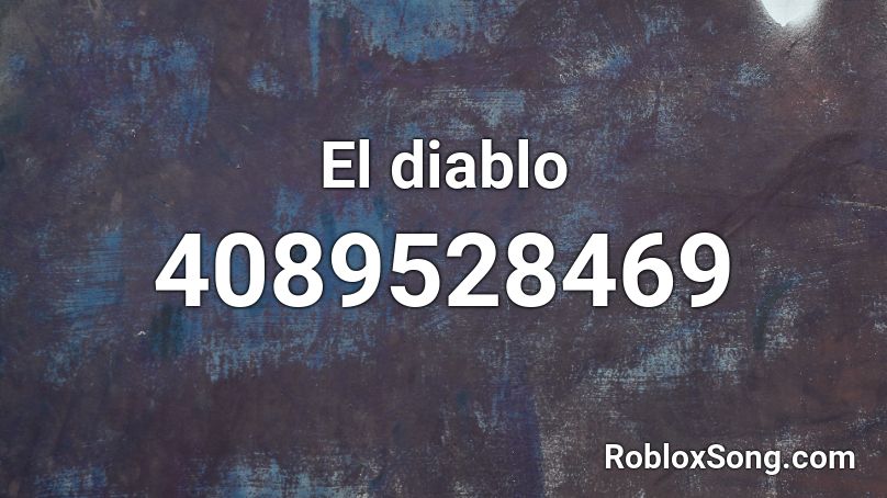 El diablo Roblox ID