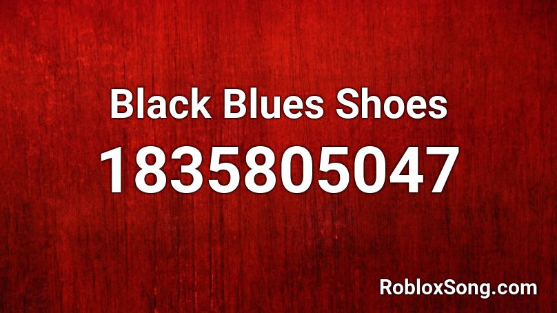 Black Blues Shoes Roblox ID