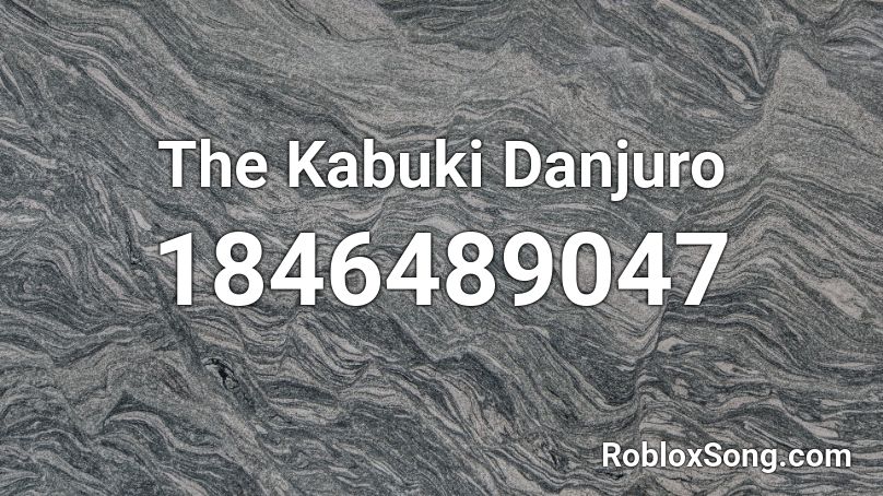 The Kabuki Danjuro Roblox ID