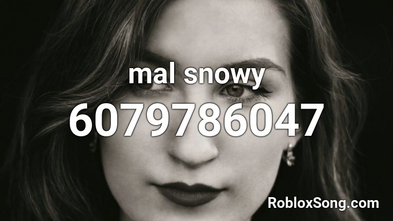 mal snowy Roblox ID