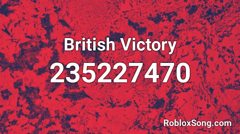 British Victory Roblox ID