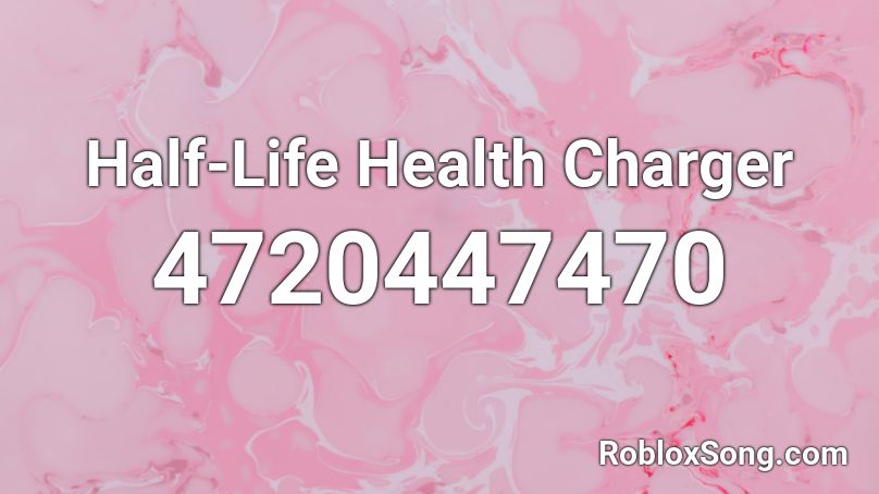 Half-Life Health Charger Roblox ID