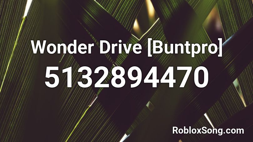 Wonder Drive [Buntpro] Roblox ID