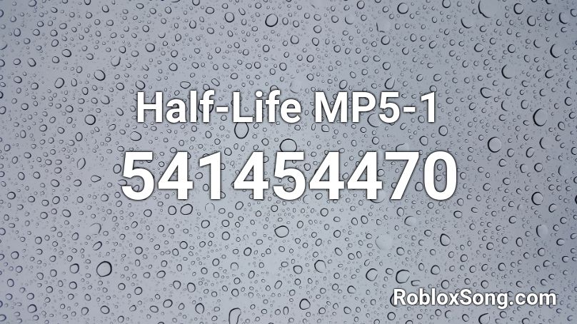 Half-Life MP5-1 Roblox ID