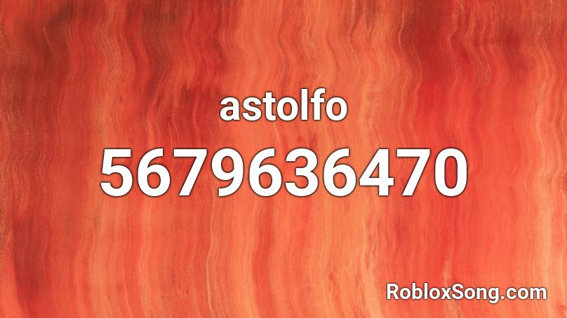 astolfo Roblox ID