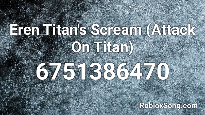 Attack on Titans Theme (FULL) Roblox ID - Music Code 