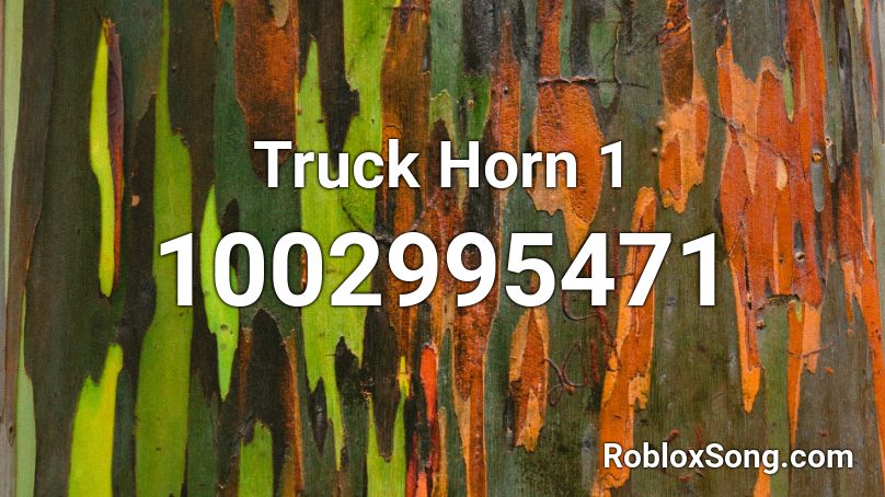 Truck Horn 1 Roblox ID