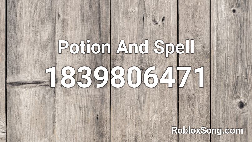 Potion And Spell Roblox ID