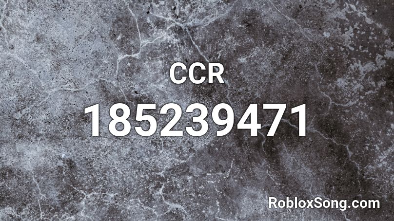 CCR Roblox ID