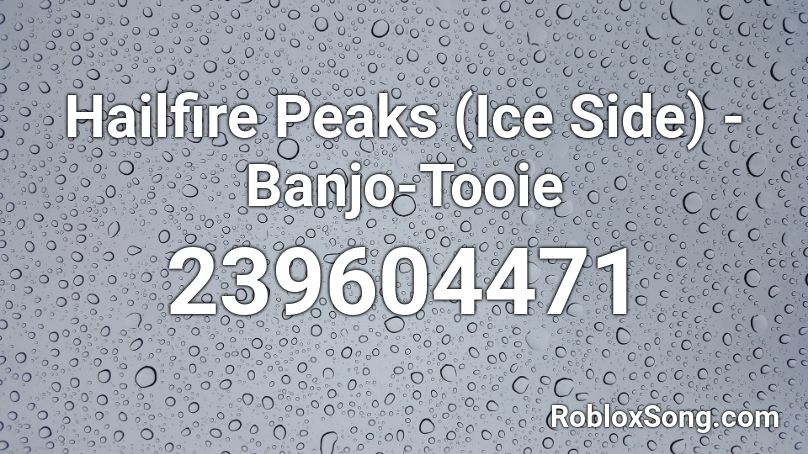 Hailfire Peaks (Ice Side) - Banjo-Tooie Roblox ID