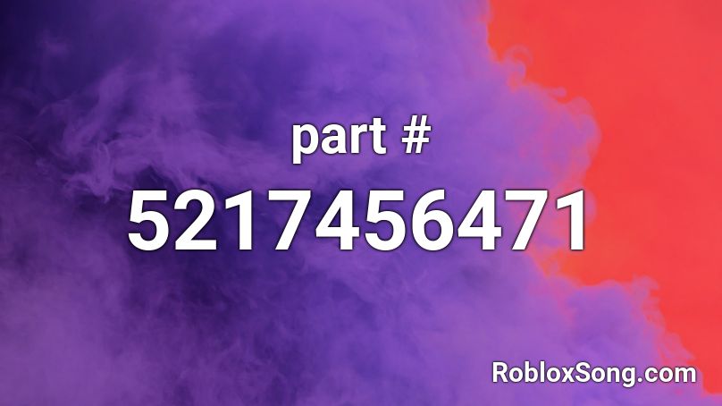 part # Roblox ID