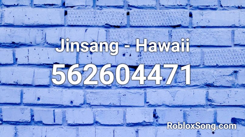 Jinsang - Hawaii Roblox ID