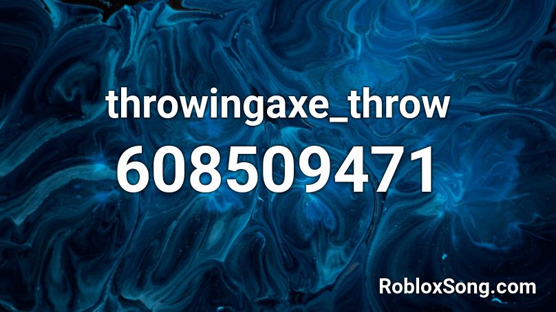 throwingaxe_throw Roblox ID