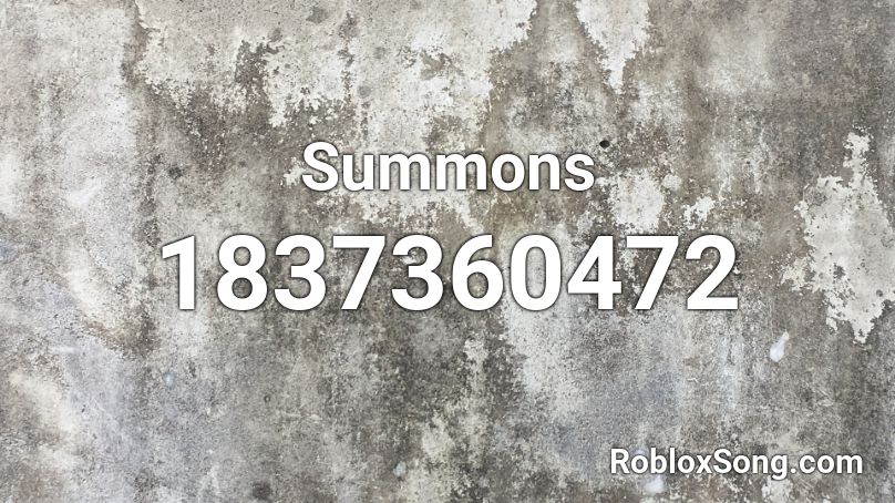 Summons Roblox ID