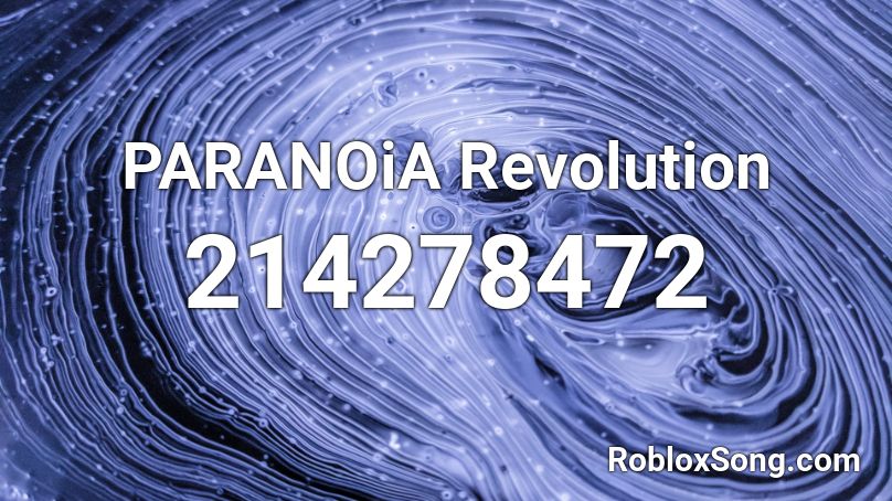 PARANOiA Revolution Roblox ID