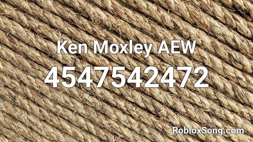 Ken Moxley AEW Roblox ID