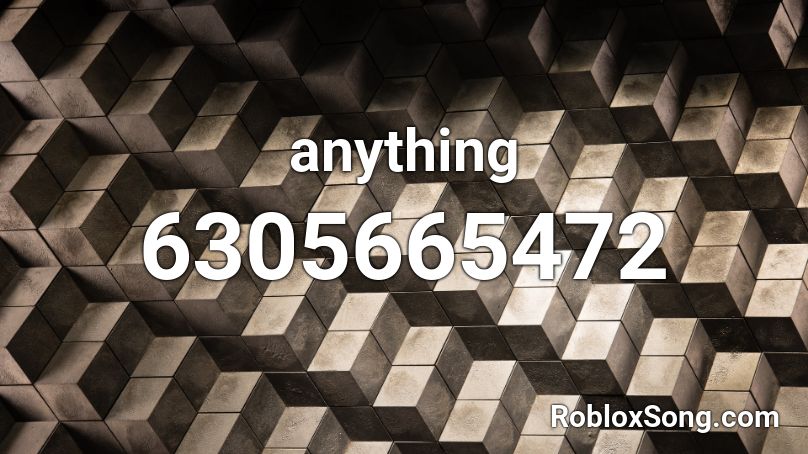 anything  Roblox ID