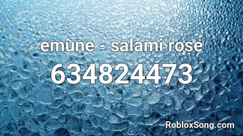 emune - salami rose Roblox ID