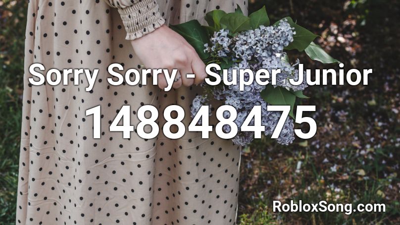 Sorry Sorry - Super Junior Roblox ID