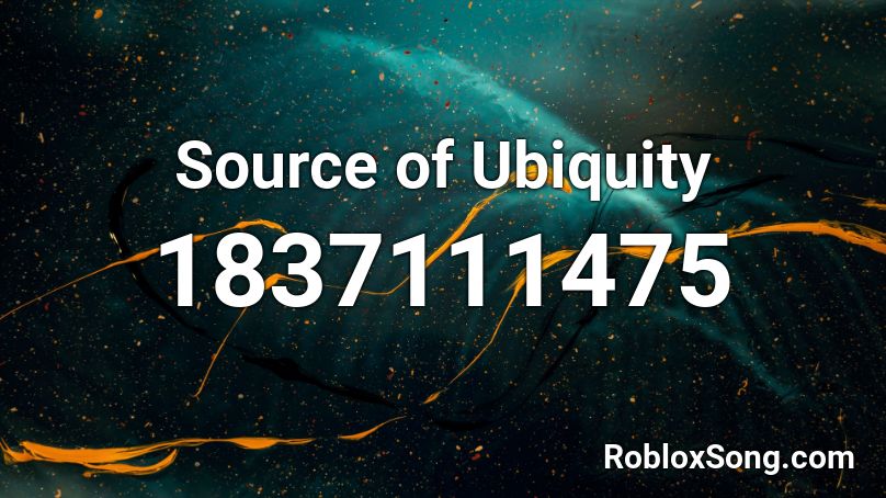 Source of Ubiquity Roblox ID