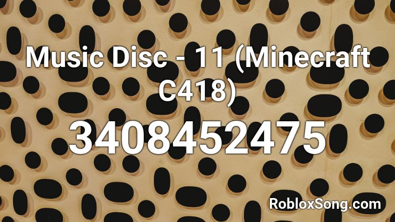 Music Disc - 11 (Minecraft C418) Roblox ID