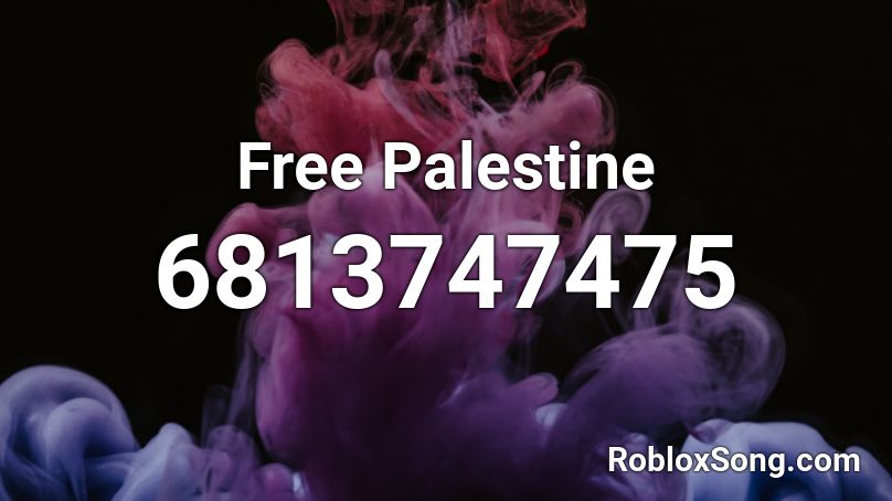 Free Palestine Roblox ID