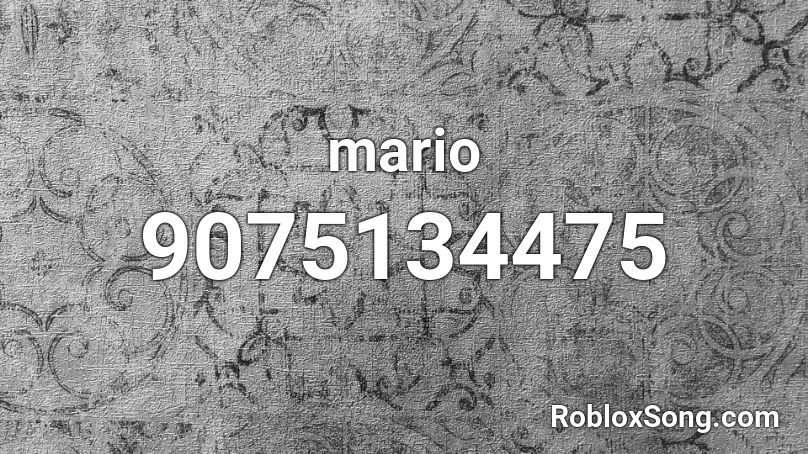 mario Roblox ID