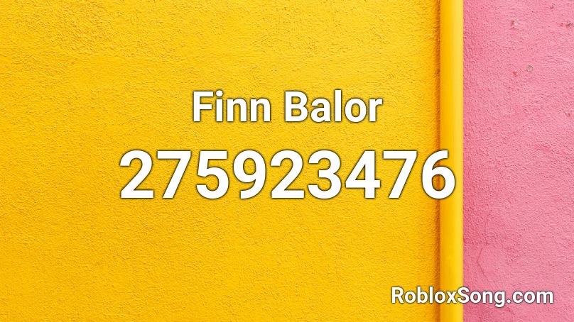 Finn Balor Roblox ID