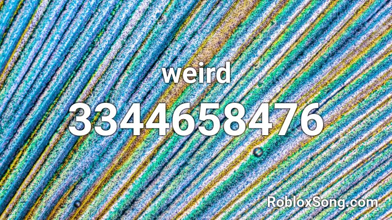 weird Roblox ID