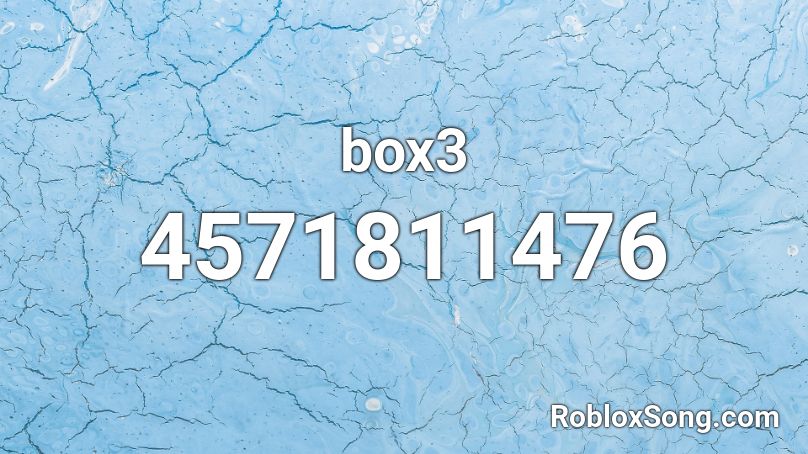 box3 Roblox ID