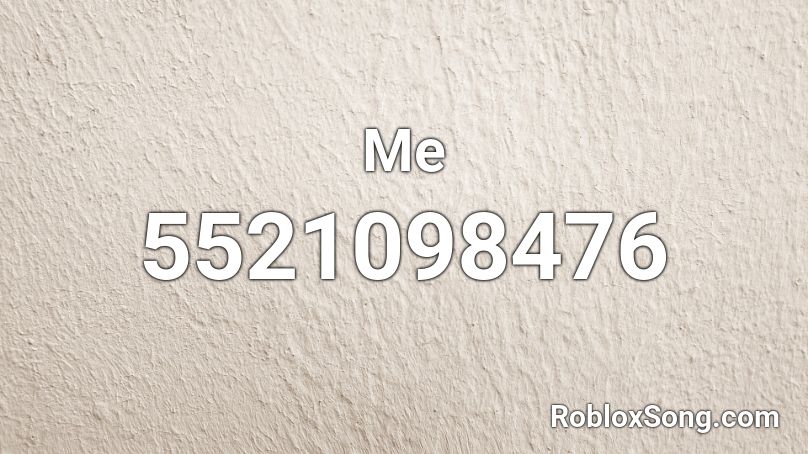 Me Roblox ID