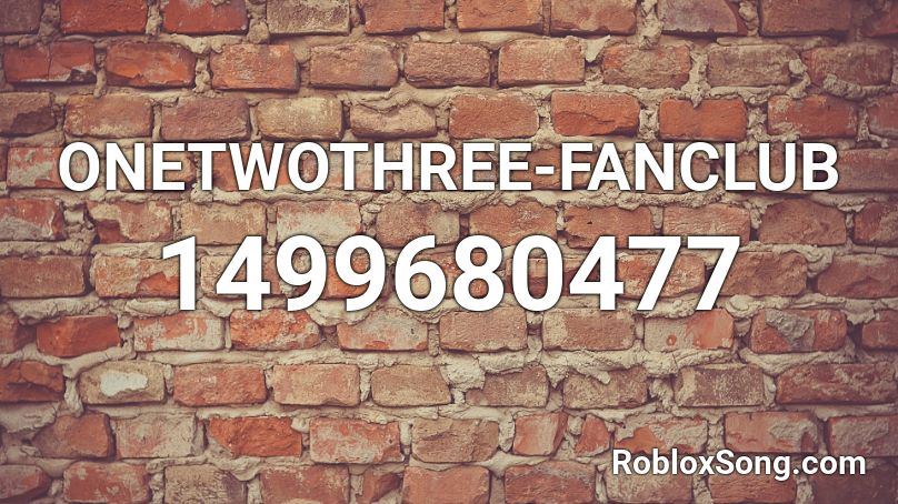 ONETWOTHREE-FANCLUB Roblox ID