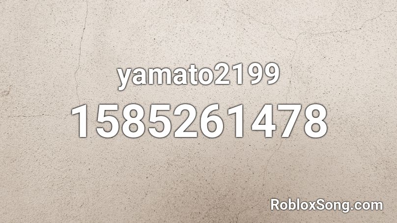 yamato2199 Roblox ID