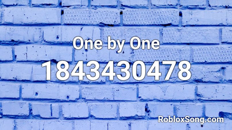 One by One Roblox ID