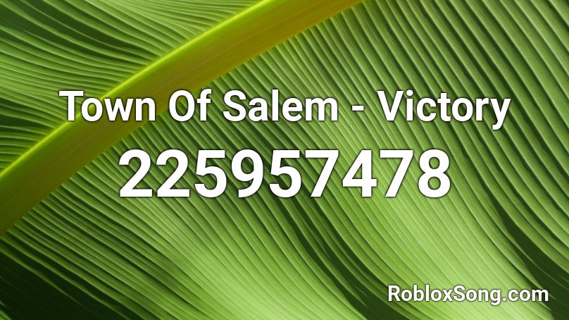 Town Of Salem - Victory Roblox ID