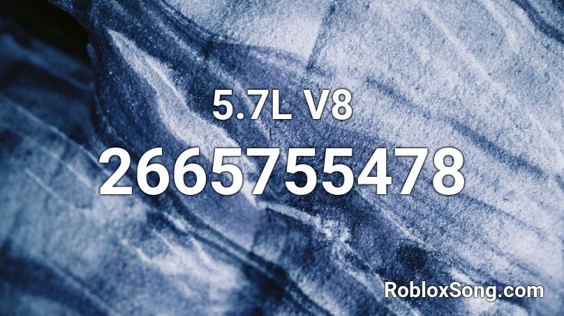 5.7L V8  Roblox ID