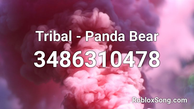 Tribal - Panda Bear Roblox ID