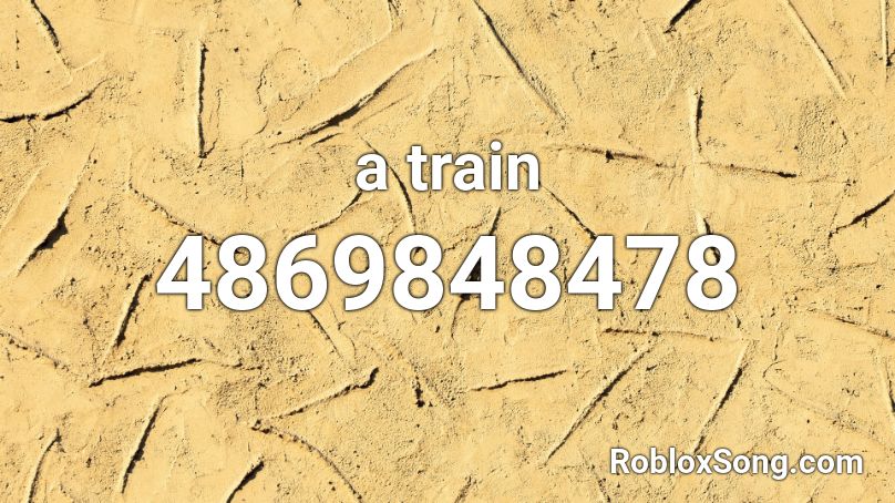 a train Roblox ID