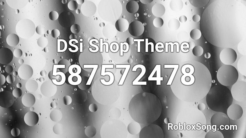 DSi Shop Theme Roblox ID
