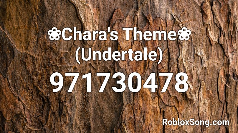 Undertale Chara Fight Theme - roblox music id undertale sans