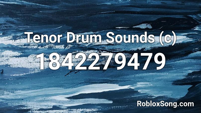 Tenor Drum Sounds (c) Roblox ID