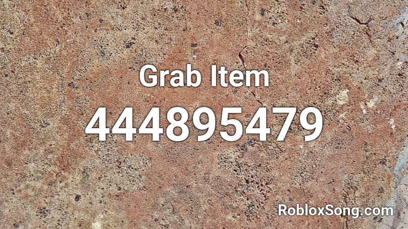 Grab Item Roblox ID