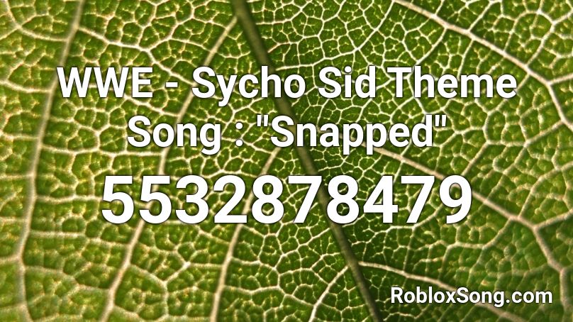 WWE - Sycho Sid Theme Song : 