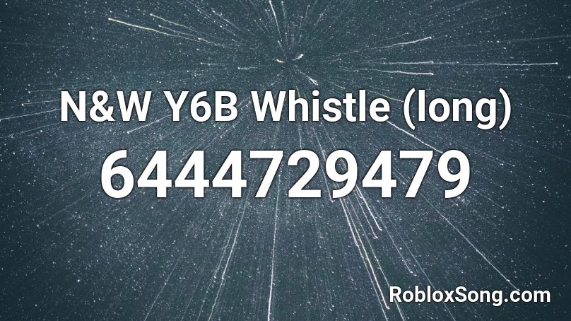 N&W Y6B Whistle (long) Roblox ID