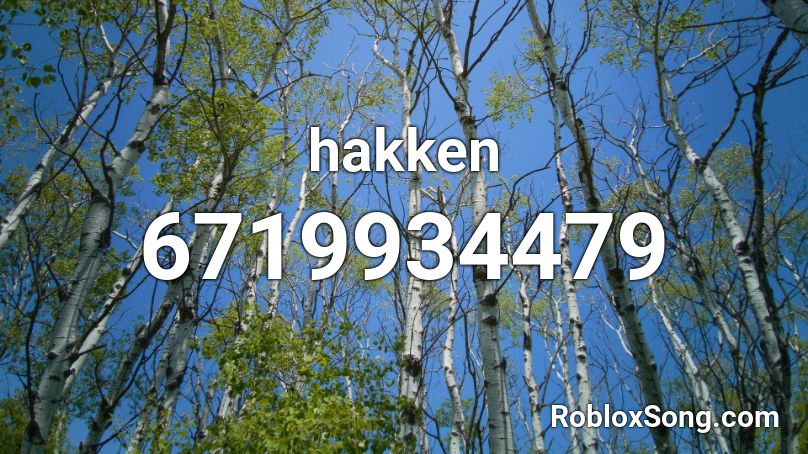 hakken Roblox ID