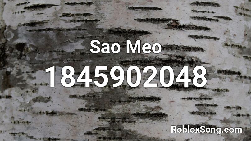 Sao Meo Roblox ID