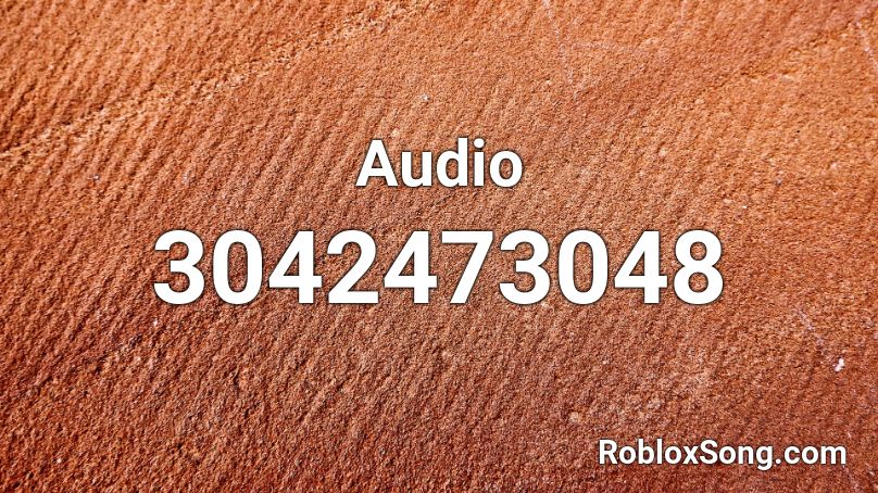 Audio Roblox ID