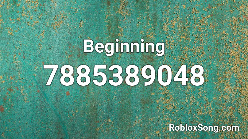 Beginning Roblox ID